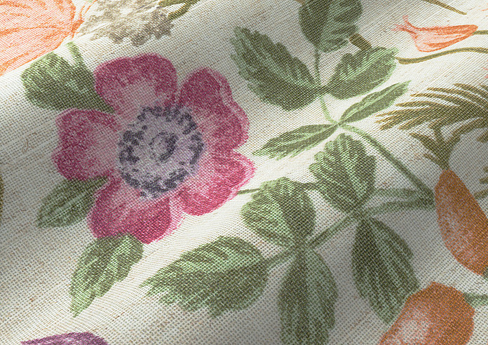 Field Flowers, Copper - Made to Measure Curtains - Image 4